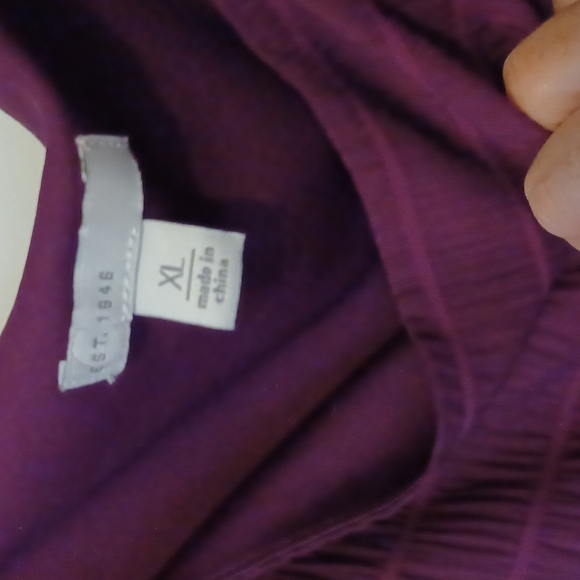 Cato sleeveless prairie tiered dress xl plum purple - Picture 2 of 5